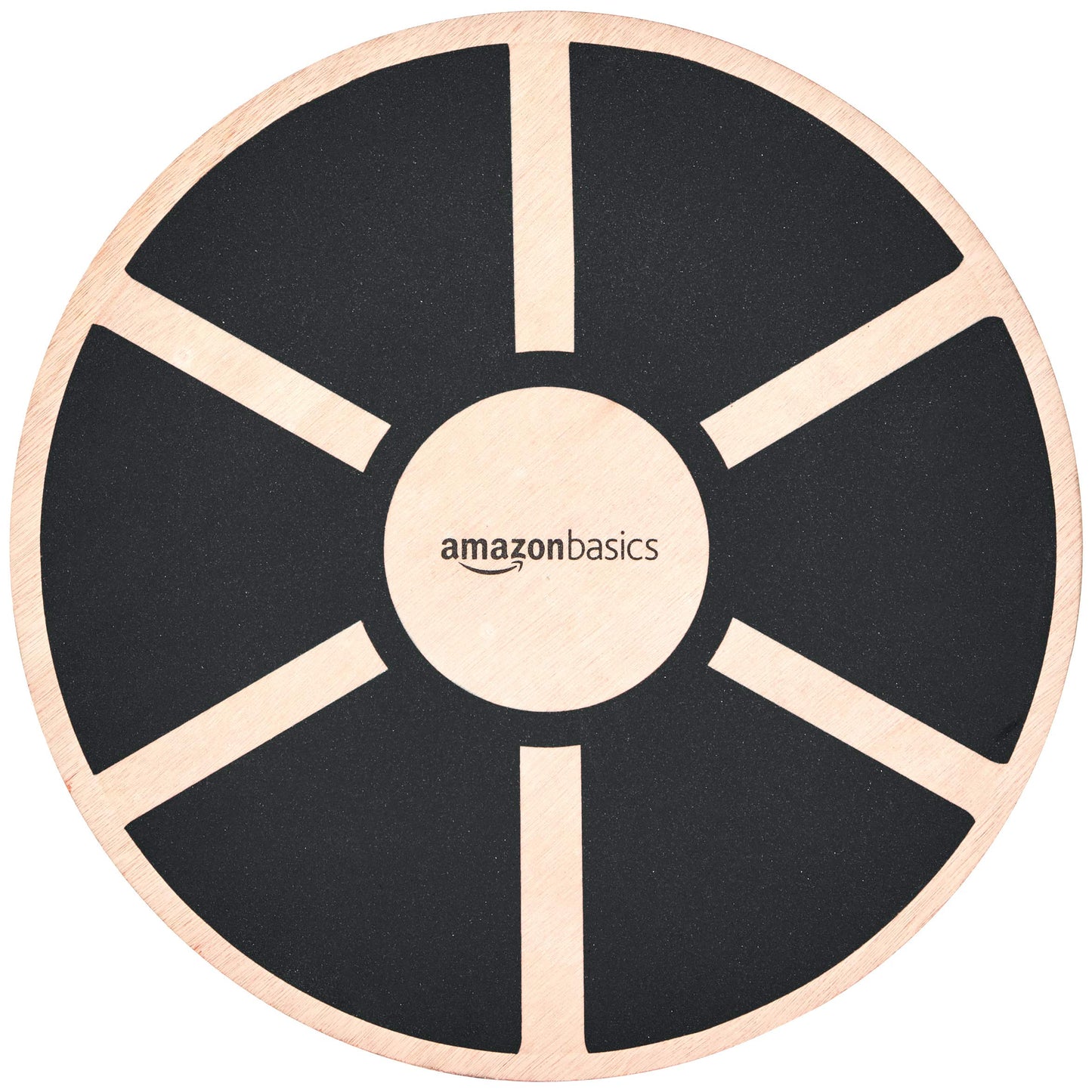 Amazon Basics Wood Wobble Balance Trainer Board, Slip Resistant, for Exercise and Core Strength