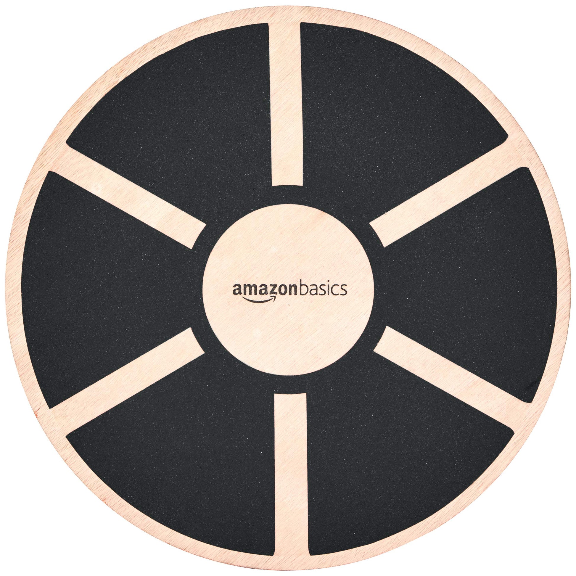 Amazon Basics Wood Wobble Balance Trainer Board, Slip Resistant, for Exercise and Core Strength