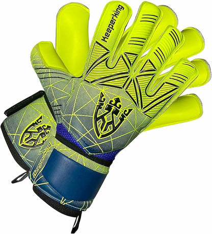 Soccer Goalie Goalkeeper Gloves for Kids Boys Youth & Adult,Latex Strong Grip Palms with Removable Finger Spines Protection Children Football Gloves for Training/Match(Sizes 5-10,6 Styles)
