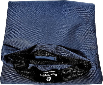 Hugger Mugger Unfilled 10lb Yoga Sandbag - Adds Weight to Your Poses, Zipper Cover, Sturdy Handle, Durable Material, Not Filled with Sand