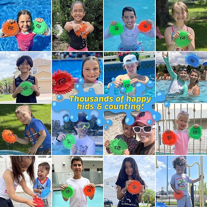 Water Spraying Flying Disc – Ultimate Pool Toy for Kids, Tweens & Teens! Soft & Safe for Splashy Summer Fun – Soaked Disc Flies Through the Air – Perfect for Pool Parties, Ages 6 7 8 9 10 11 12+