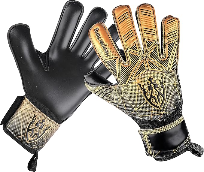 Soccer Goalie Goalkeeper Gloves for Kids Boys Youth & Adult,Latex Strong Grip Palms with Removable Finger Spines Protection Children Football Gloves for Training/Match(Sizes 5-10,6 Styles)