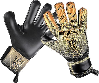 Soccer Goalie Goalkeeper Gloves for Kids Boys Youth & Adult,Latex Strong Grip Palms with Removable Finger Spines Protection Children Football Gloves for Training/Match(Sizes 5-10,6 Styles)