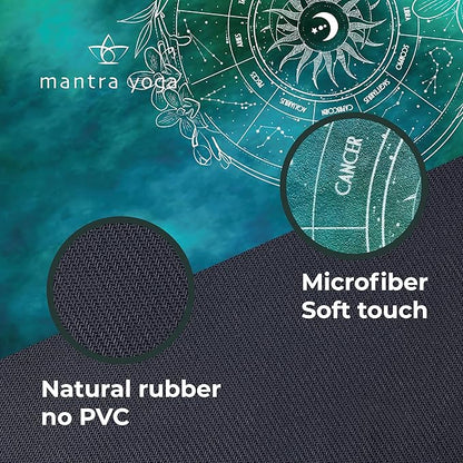 Mantra Yoga Travel PRO 1.5mm - Foldable Fitness & Exercise Mat with Bag | Lightweight, Compact & Eco-Friendly | Non-Slip & Washable | For All Types of Yoga | 72" L x 24" W | 2.6 lbs