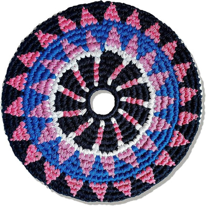 Buena Onda Indoor Flying Disc - 7'' Flexible Sport Disc for Indoor and Outdoor Play - Amazing Handmade Quality from Guatamala - Pocket Discs are Played in Over 20 Family Fun Games