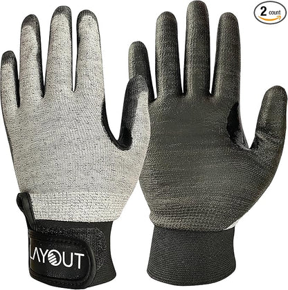 Layout Lite Ultimate Frisbee Gloves - Seamless Design - One Pair Ultimate Gloves