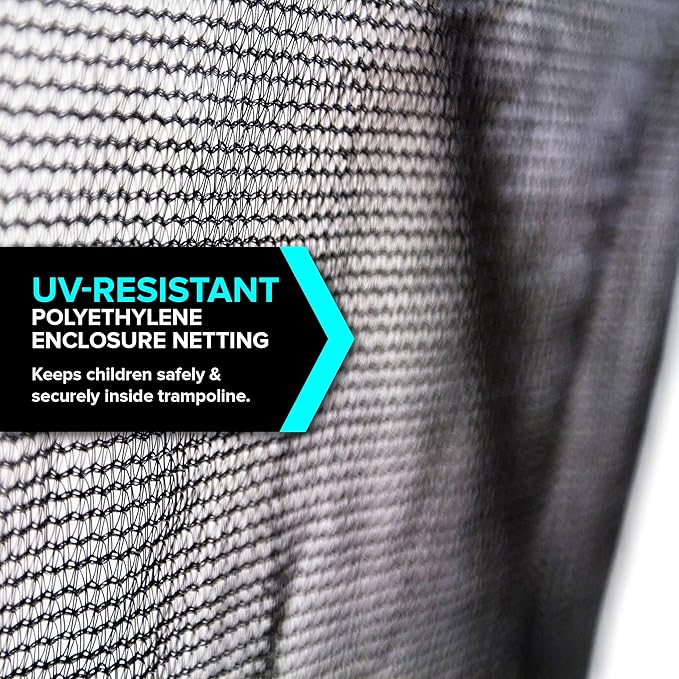 Sportspower Outdoor Trampoline with Safety Enclosure Net, 15FT