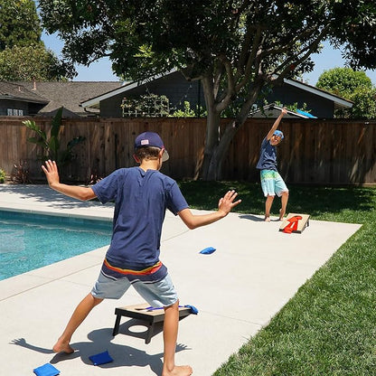 GoSports 2 ft x1 ft Portable Size Cornhole - Choose Classic or Wood Designs - Game Set with 6 Bean Bags - Great for Indoor & Outdoor Play