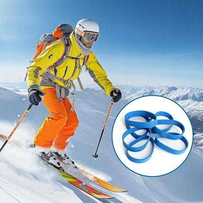 Snowboard & Ski Binding Brake Bands - 3 Inch Rubber Retainers for Winter Sports