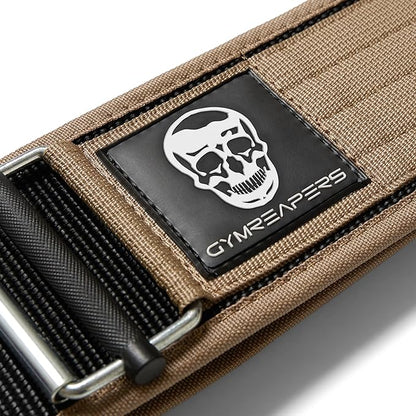 Gymreapers Quick Locking Weight Lifting Belt for Men Gym Belt for Powerlifting Deadlift Belt with 4 Inch Neoprene Metal Buckle Back Support Weightlifting Belt Women