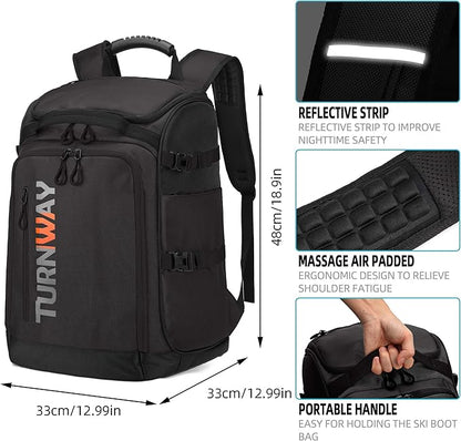Ski/Snowboard Boot Bag/Skating Bag | Excellent for Store and Transport Gear, Jacket, Helmet, Goggles, Gloves & Accessories