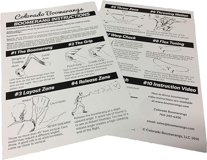 Polypropylene Pro Sports Boomerang - for Ages Above 10 Years Old. Real Sport Boomerangs Designed by a Former World Champion!