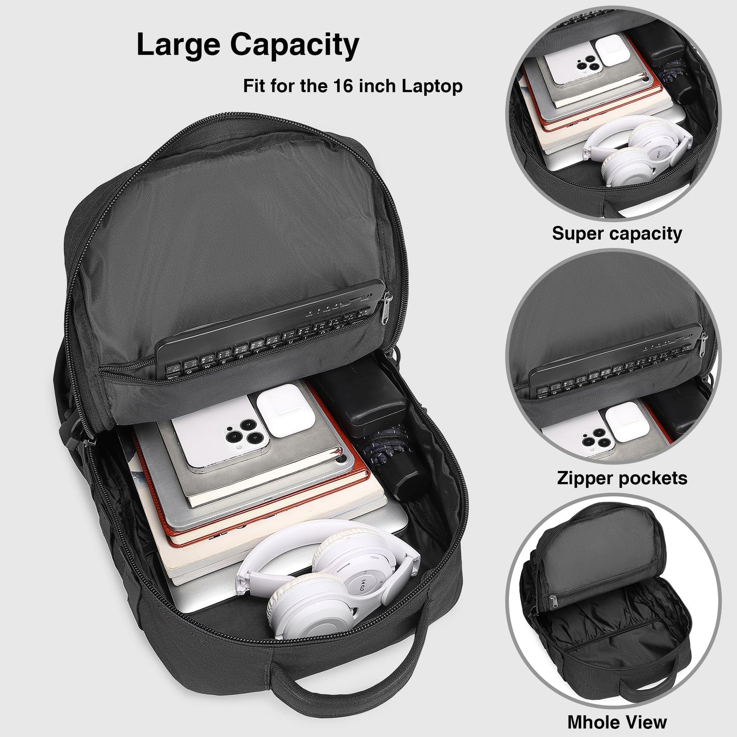 Wotony Military Tactical Backpack for Men Waterproof Daypack 3 Day Assault Pack Molle Bag with