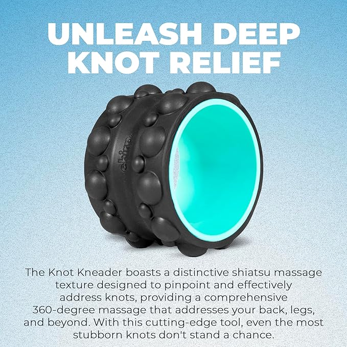 Chirp RPM Mini + XR 6" Wheel Bundle - Rolling Percussive Massager and Foam Roller Wheel, Supports Deep Tissue Massage and Back Pain Relief