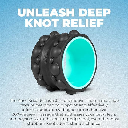 Chirp RPM Mini + XR 6" Wheel Bundle - Rolling Percussive Massager and Foam Roller Wheel, Supports Deep Tissue Massage and Back Pain Relief