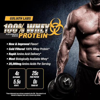 Goliath Labs 100% Whey Protein Powder 10 lb (Chocolate)