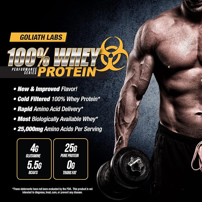 Goliath Labs Whey Protein (10 lbs, Strawberry)