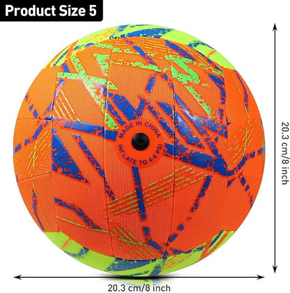 YANYODO Swimming Pool Waterproof Beach Volleyball, Soft Indoor Outdoor Size 5 Volleyball with Pump for Teenagers Adults Swimming Pool Beach Games to Play
