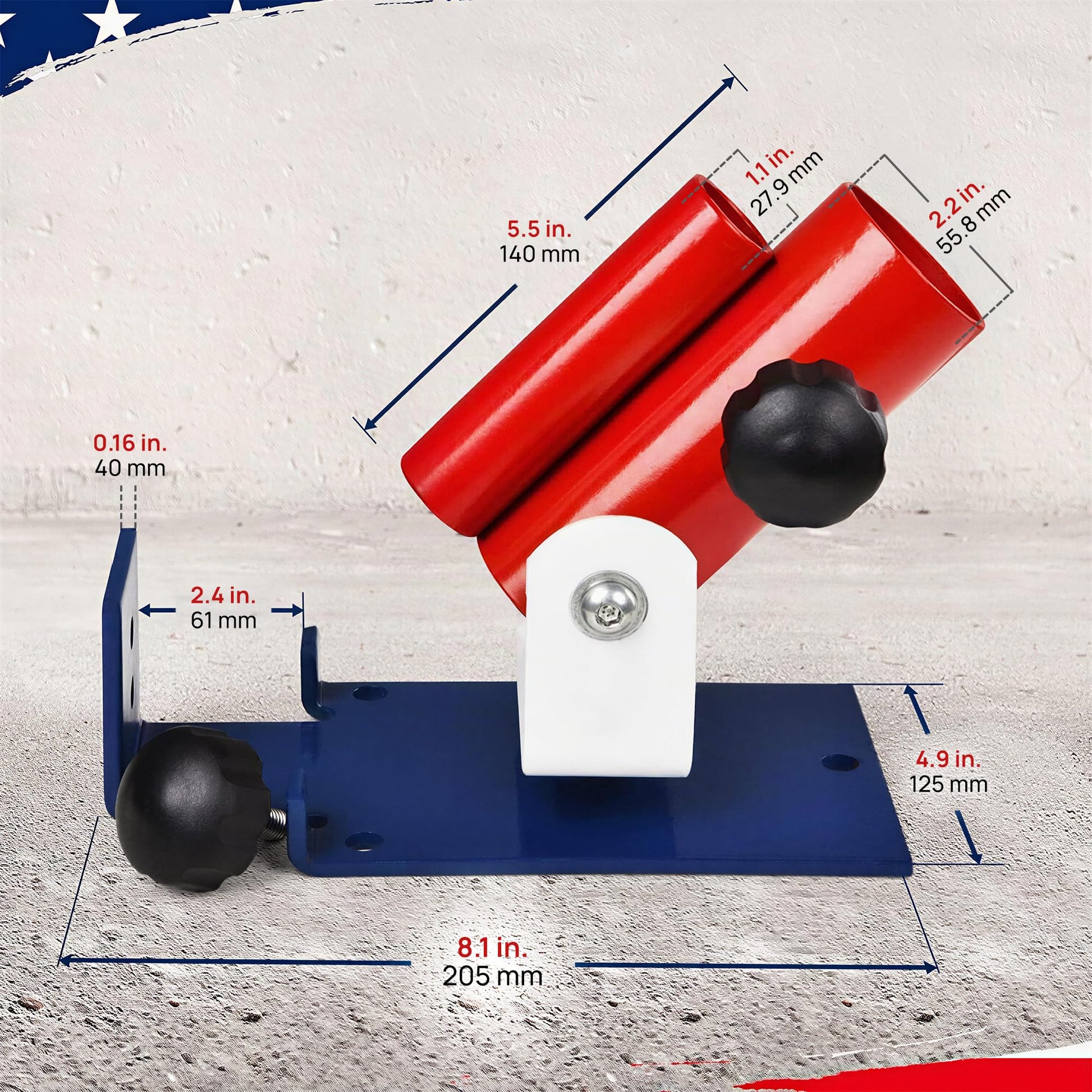 Yes4All Landmine Attachment for Barbell, Adjustable T Bar Row Attachment, Heavy Duty 360-Degree