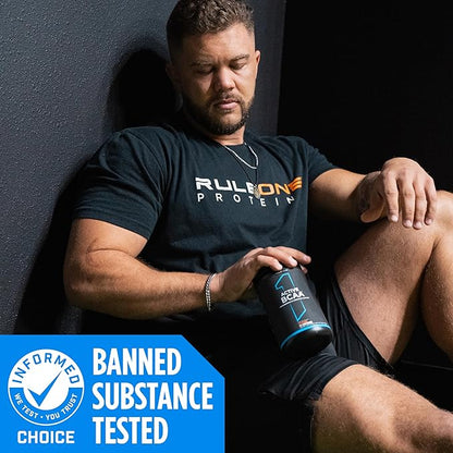 Rule 1 Active BCAA - Performance, Hydration, and Recovery Support with 5g BCAAs + Electrolytes, L-Glutamine, and Citrulline (30 Servings, Grape)
