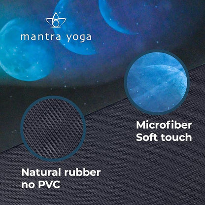 Mantra Yoga Travel PRO 1.5mm - Foldable Fitness & Exercise Mat with Bag | Lightweight, Compact & Eco-Friendly | Non-Slip & Washable | For All Types of Yoga | 72" L x 24" W | 2.6 lbs