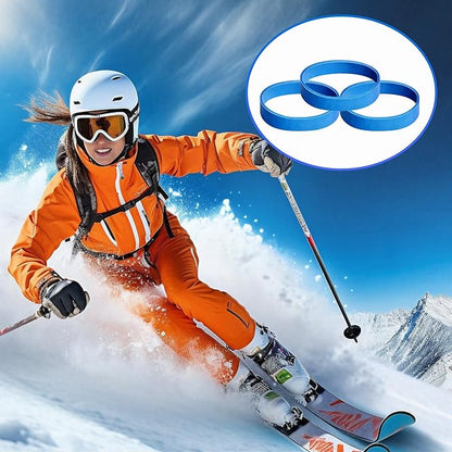 Snowboard & Ski Binding Brake Bands - 3 Inch Rubber Retainers for Winter Sports