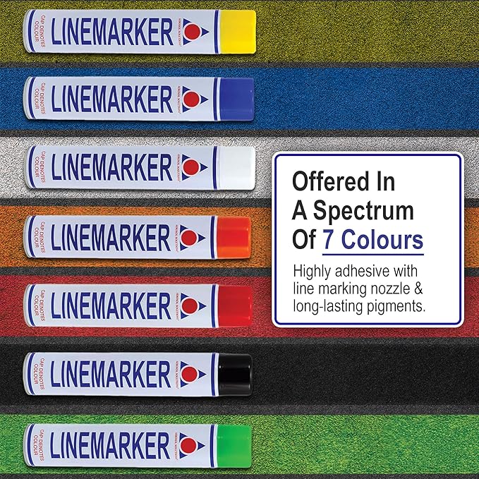 Line Marker, Grass and Road Spray Paint, Blue Striping Paint Spray -26 Fl Oz (Pack of 1)