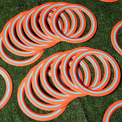 Jenaai 20 Pcs Flying Disc for Kids 10 Inch Flying Ring Adults Pool Disc for Family Outdoor Beach Lawn Backyard Garden Sport Playing Toss Game Gift