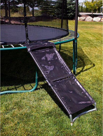 Trampoline Pro The Original Trampoline Slide and Climber Universal Trampoline Ladder Alternative Heavy Duty Steel Construction Fold and Stow Safely Easy to Climb & Slide