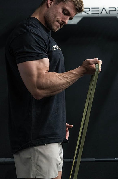 Gymreapers Resistance Bands for Working Out – Elastic Pull Up Exercise Assistance Bands Set for Powerlifting, Stretching, WOD, Strength Training – for Men & Women