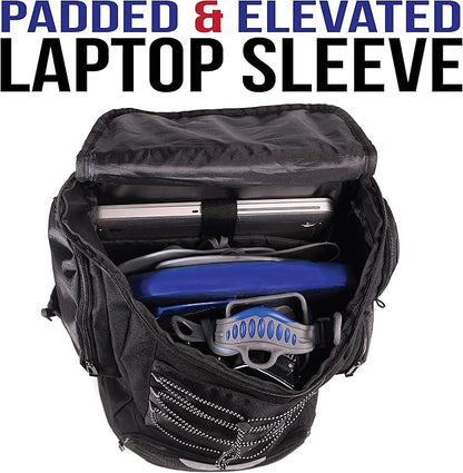 Athletico Swim Backpack - Swim Bag With Wet & Dry Compartments for Swimming, Beach, Camping - Pool Bags With Laptop Sleeve