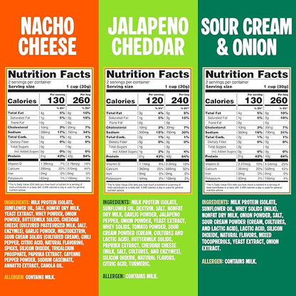 Twin Peaks Low Carb, Keto Friendly Protein Puffs, (Combo Pack, 2.1 Ounce), 2 Servings, 3 Pack (60g, 42g Protein, 4g Carbs)