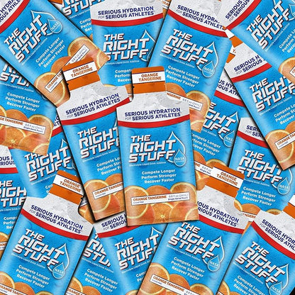 The Right Stuff electrolyte drink concentrate - 10 Pouch Box - Orange Tangerine