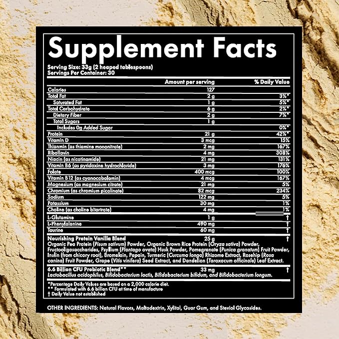 WelleCo Vegan Protein Powder, Gluten Free Premium Organic Sprouted Brown Rice & Pea Protein Blend, Low Carb & Dairy Free, for Energy, Muscle Recovery, 16g Protein Per Serving, Vanilla, 35.2oz Pouch