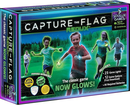 Redux: The Original Glow in The Dark Capture The Flag Game | Ages 8+ | Outdoor Games for Kids and