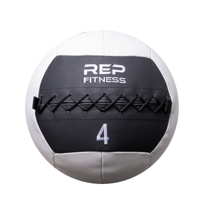 REP Weighted Slam Balls for Home Gym Fitness | 4 lb Soft Textured Medicine Ball Options | Heavy