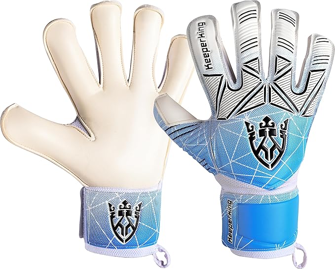 Soccer Goalie Goalkeeper Gloves for Kids Boys Youth & Adult,Latex Strong Grip Palms with Removable Finger Spines Protection Children Football Gloves for Training/Match(Sizes 5-10,6 Styles)