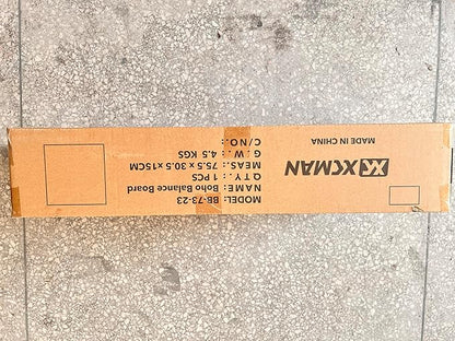 XCMAN Surf Balance Board Trainer with Roller Wooden Exercise Balancing Stability Trainer - Non Slip Surface for Adults Kids|Balance Board for Surfing,Snowboarding,Skateboarding,Hockey,Yoga Training