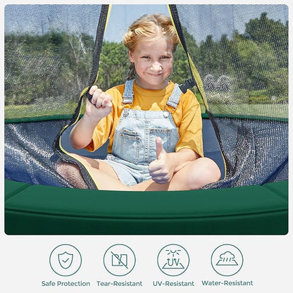 SONGMICS Trampoline Pad, 8ft 10ft 12ft 14ft 15ft Replacement Trampoline Safety Pad, Spring Cover