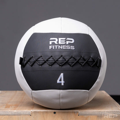 REP Weighted Slam Balls for Home Gym Fitness | 4 lb Soft Textured Medicine Ball Options | Heavy