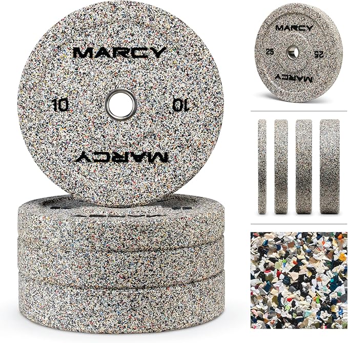 High Bounce Olympic Bumper Plate for Strength Training Weightlifting Workout Weight