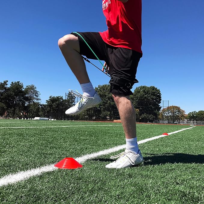 Kbands | Speed and Strength Leg Resistance Bands | Includes Speed 101 and Agility FX Digital Training Programs - Sizes for Youth, Intermediate, and Advanced Athletes